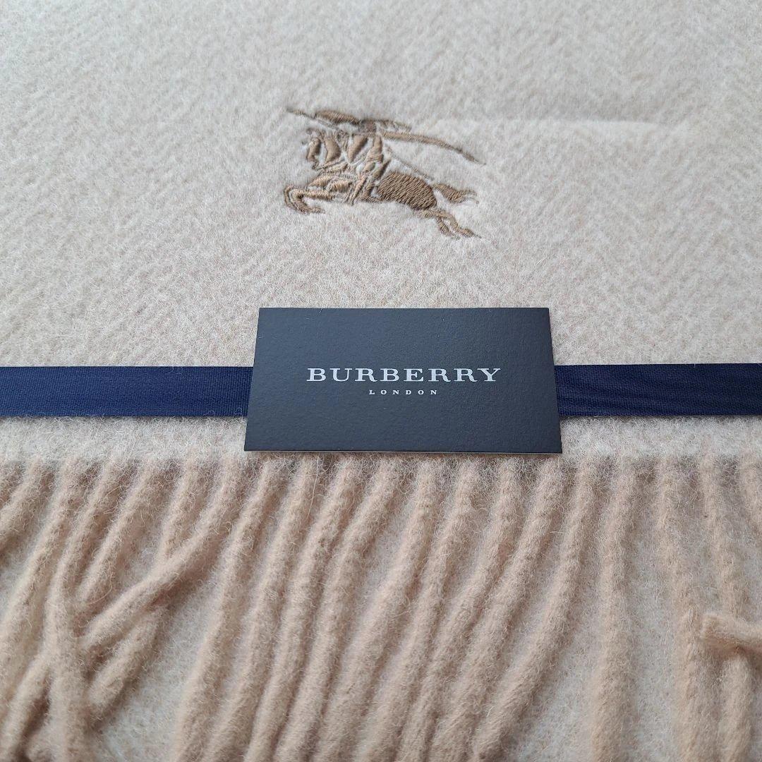 新品　BURBERRY ウールひざ掛け