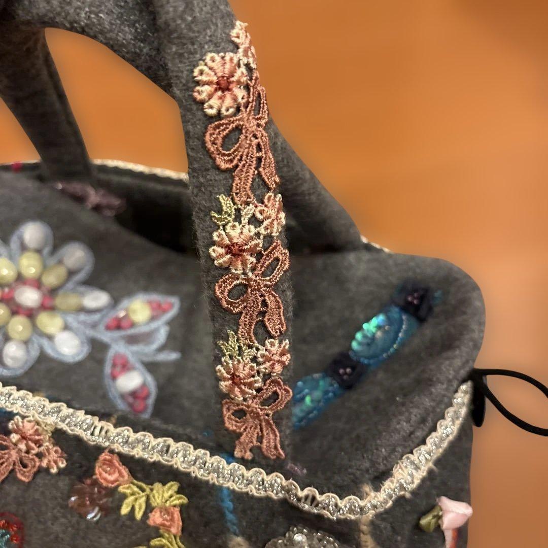ハンドメイド　レディース　バッグ　パッチワーク　一点物