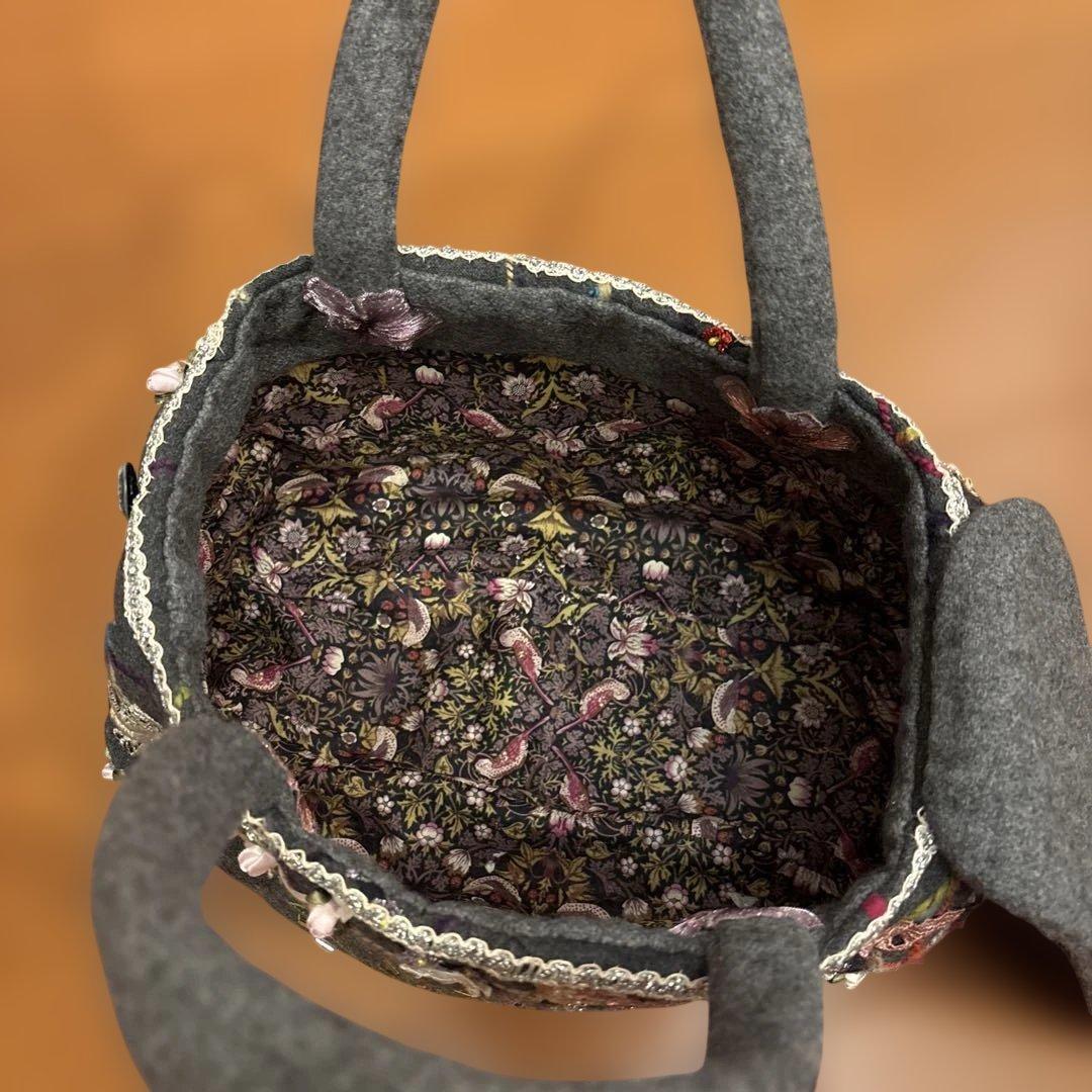 ハンドメイド　レディース　バッグ　パッチワーク　一点物