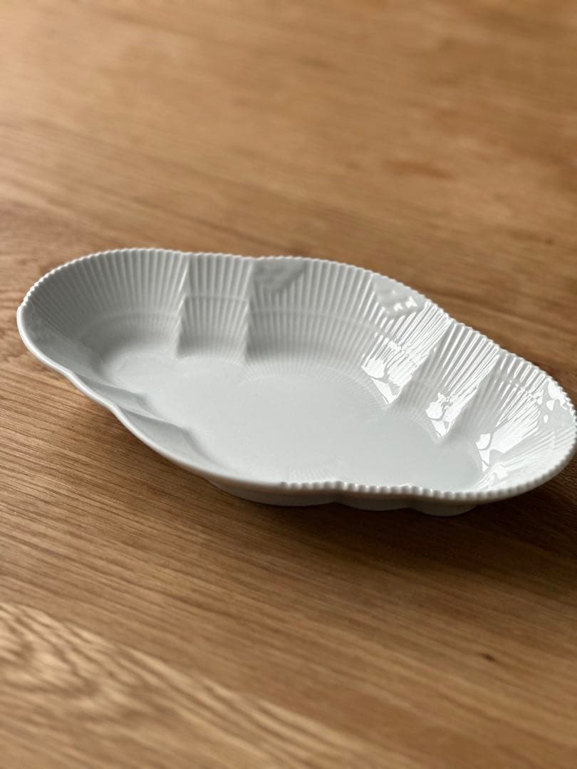 ロイヤルコペンハーゲン ホワイトエレメンツ オーバルディッシュ 新品未使用