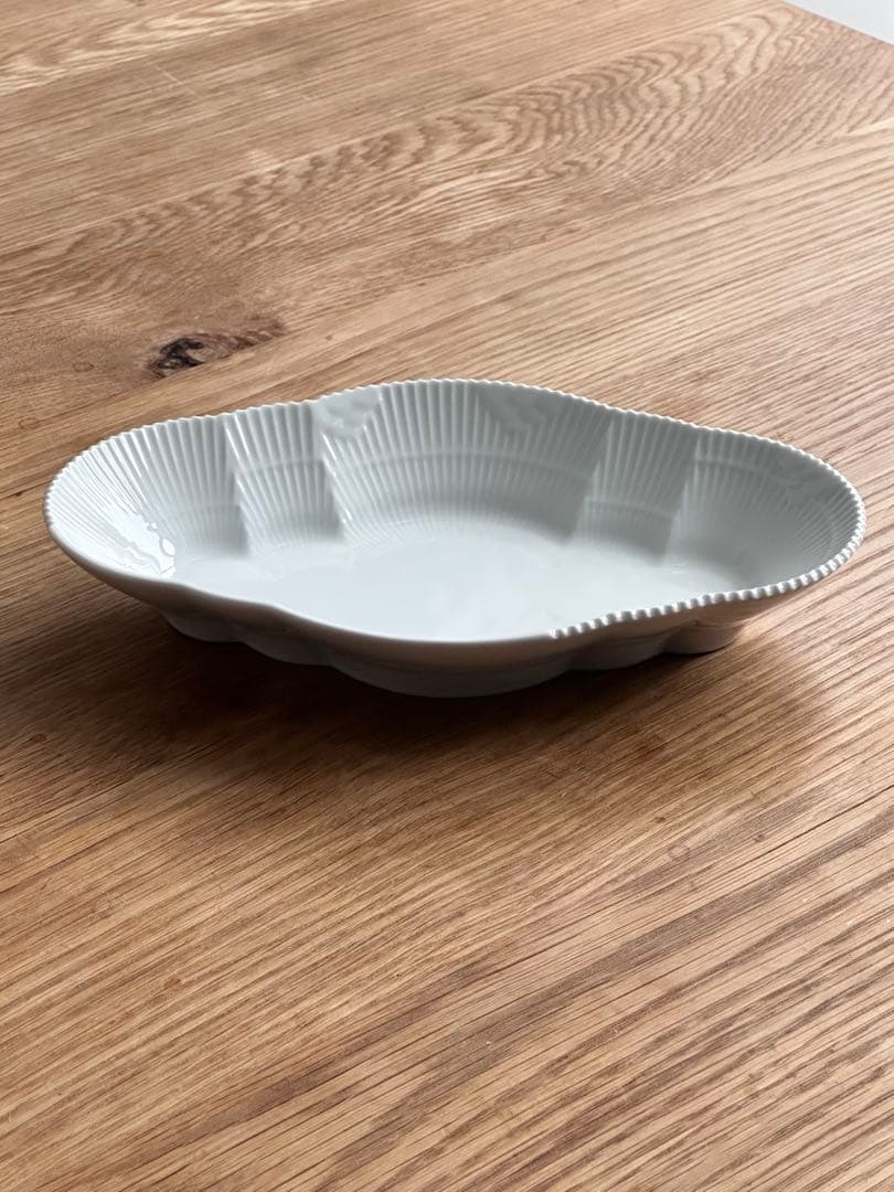 ロイヤルコペンハーゲン ホワイトエレメンツ オーバルディッシュ 新品未使用