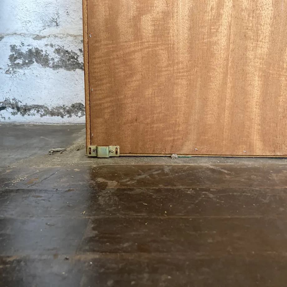 ウッド　シェルフ　棚　レコードラック　デンマーク　ビンテージ