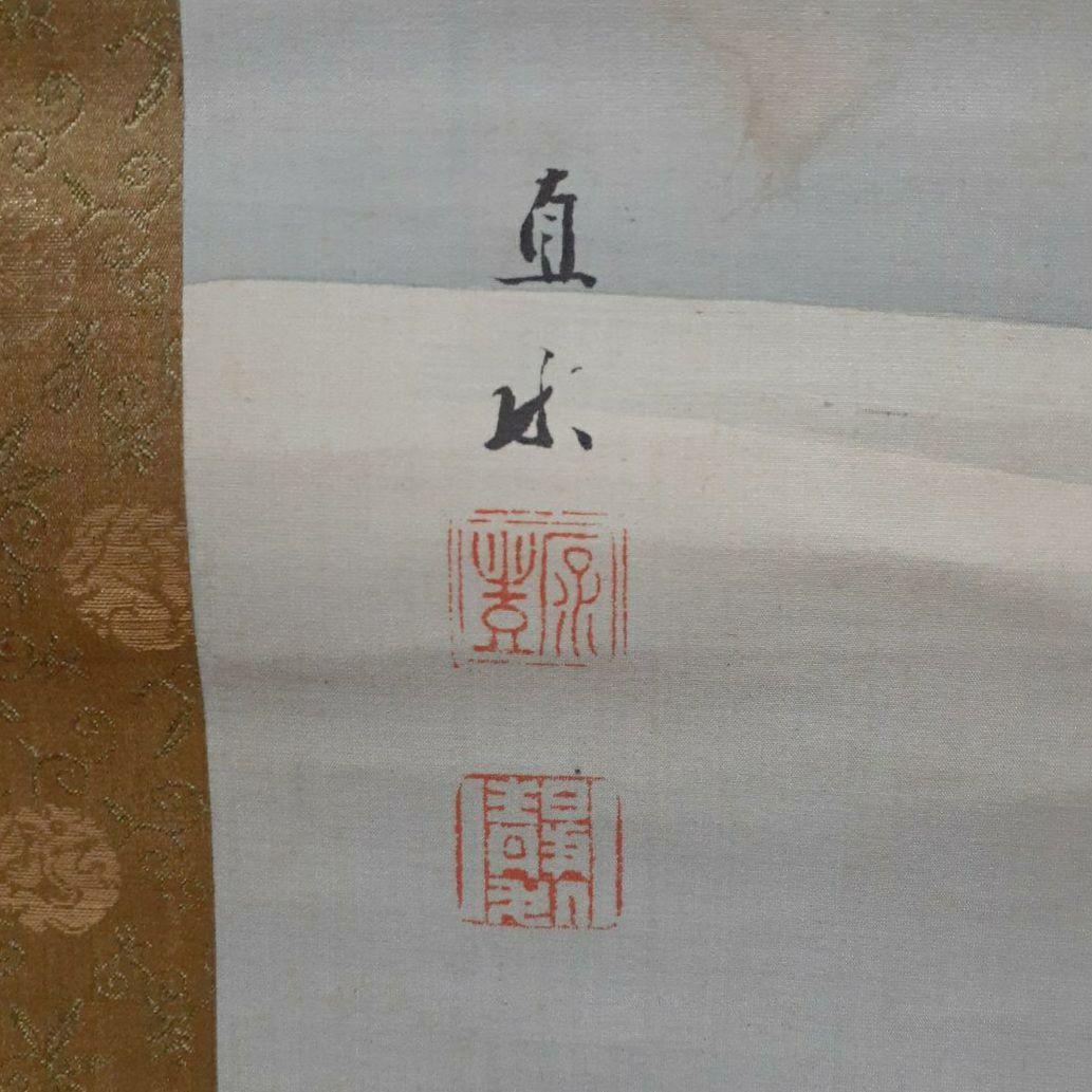 掛け軸/吹雪双鴨？