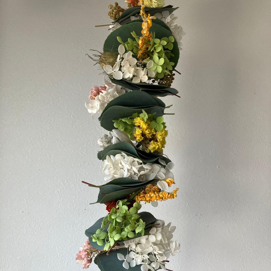 夏☀︎SALE！アナベルとイエローのミルフィーユガーランド　クラスペディア