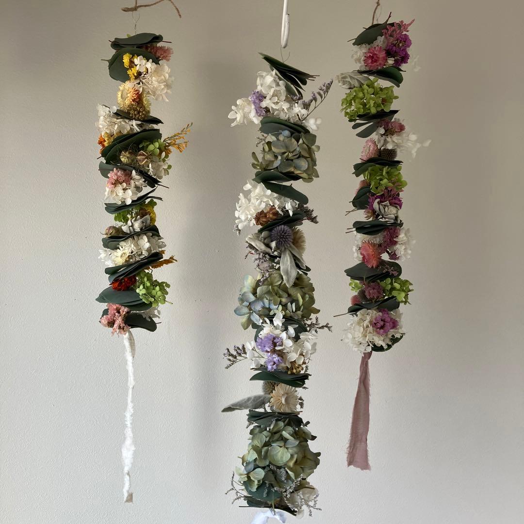 夏☀︎SALE！アナベルとイエローのミルフィーユガーランド　クラスペディア