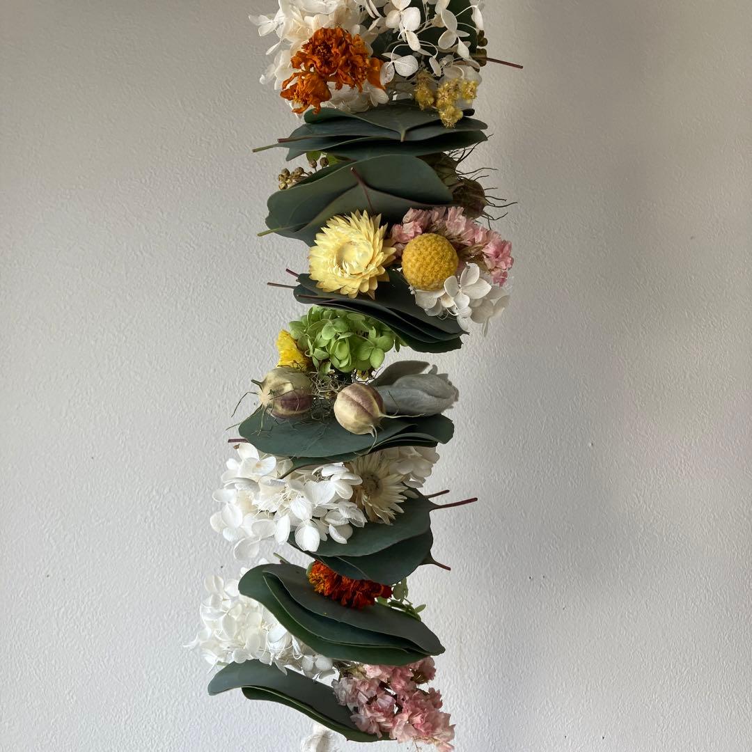 夏☀︎SALE！アナベルとイエローのミルフィーユガーランド　クラスペディア