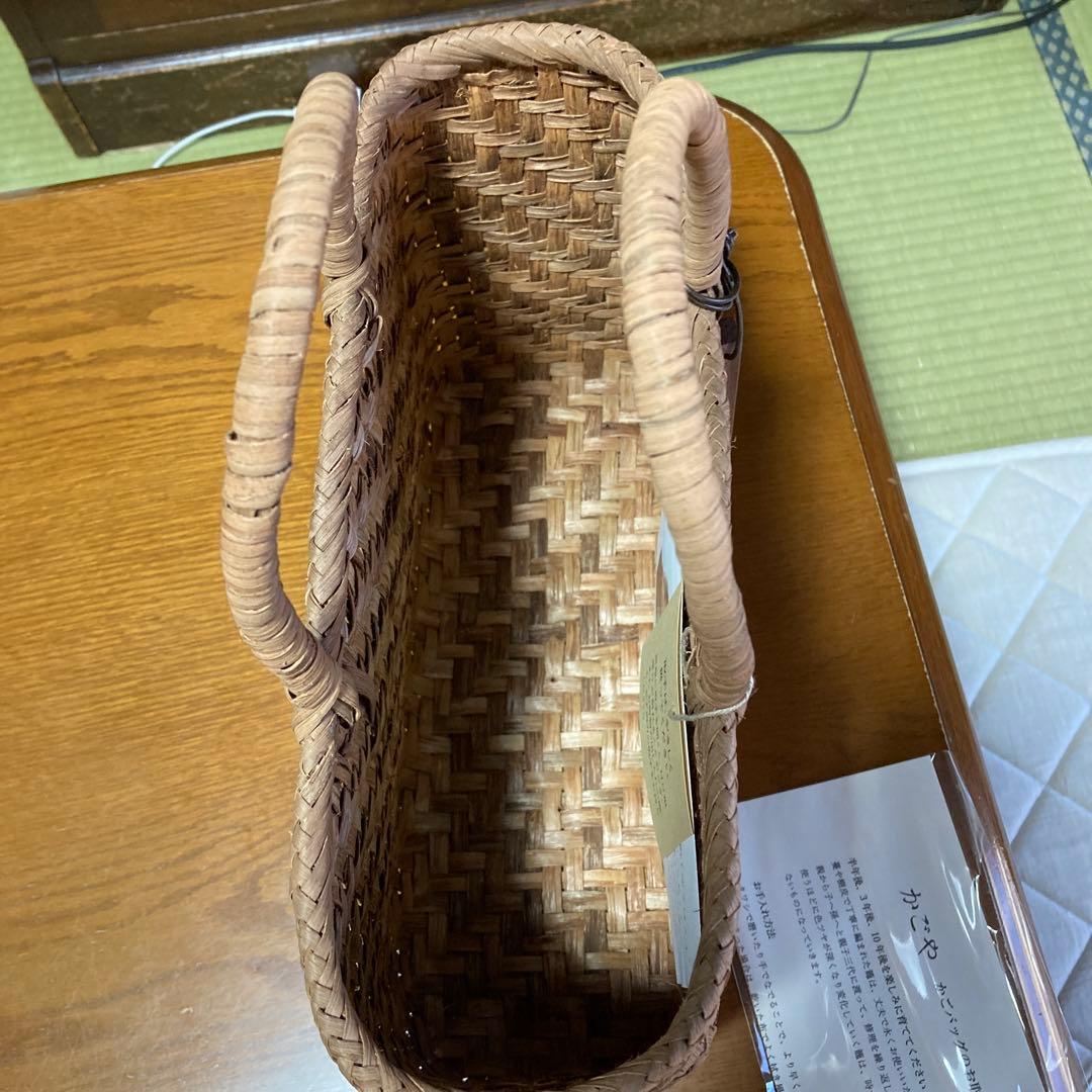 国産　山葡萄籠バッグ国産
