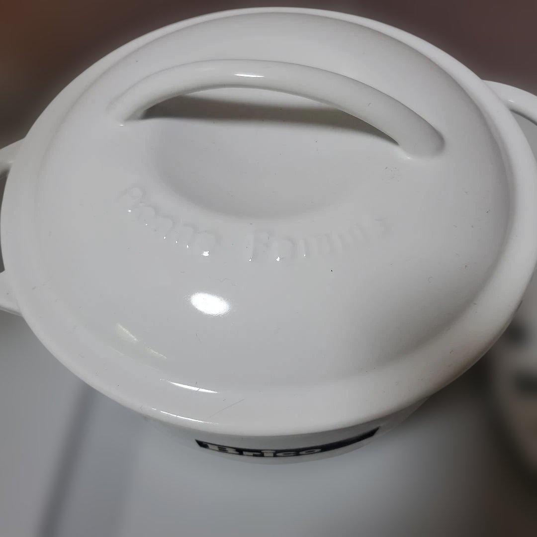 野田琺瑯　BRICO ボンヌファム　キャセロール　20cm ブリコ　鋳物ホーロー