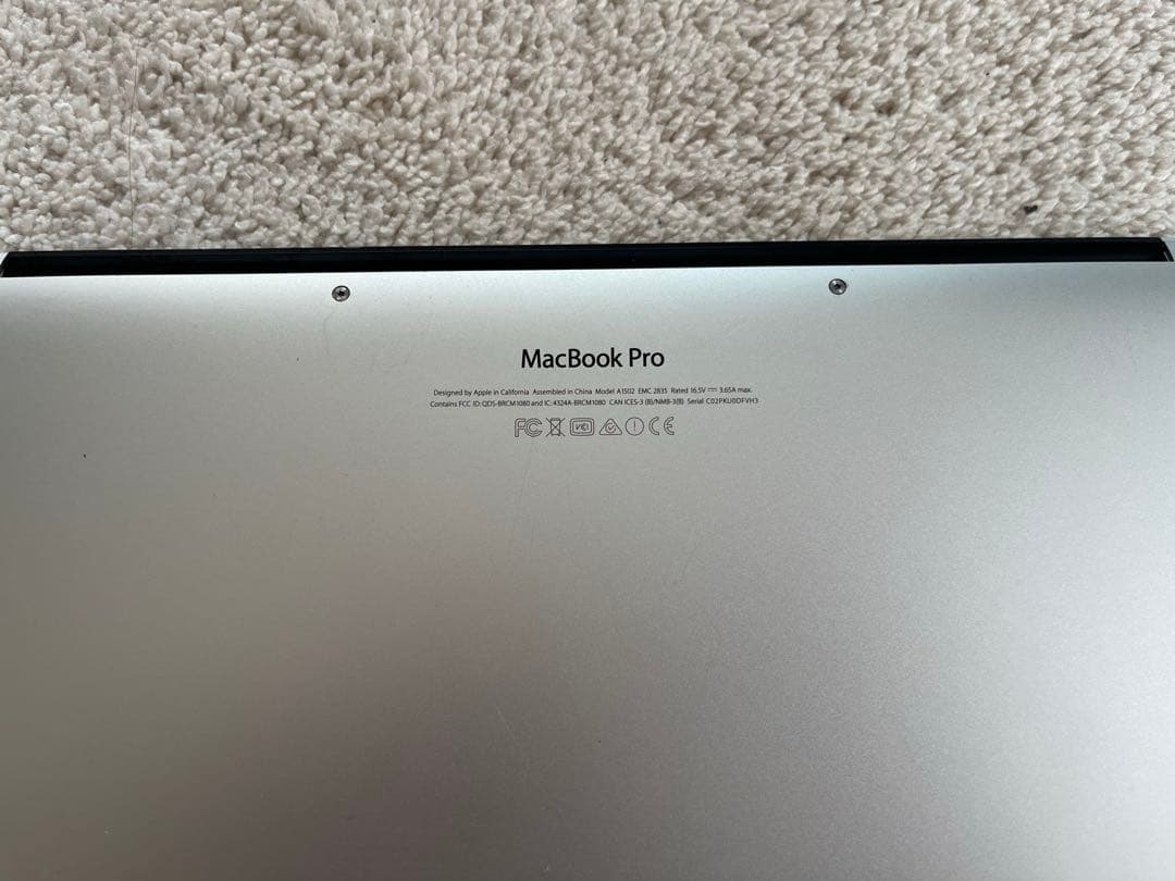 MacBook本体 MacBook Pro (Retina,13-inch Early 2015)