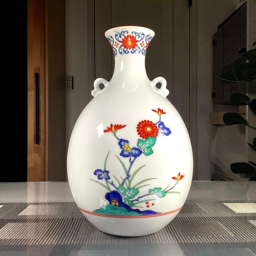 香蘭社　柿右衛門『写』　花瓶