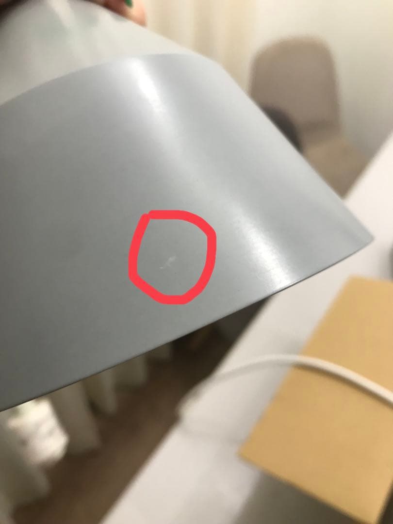 【11/12値下げしました】ペンダントライト　グレー