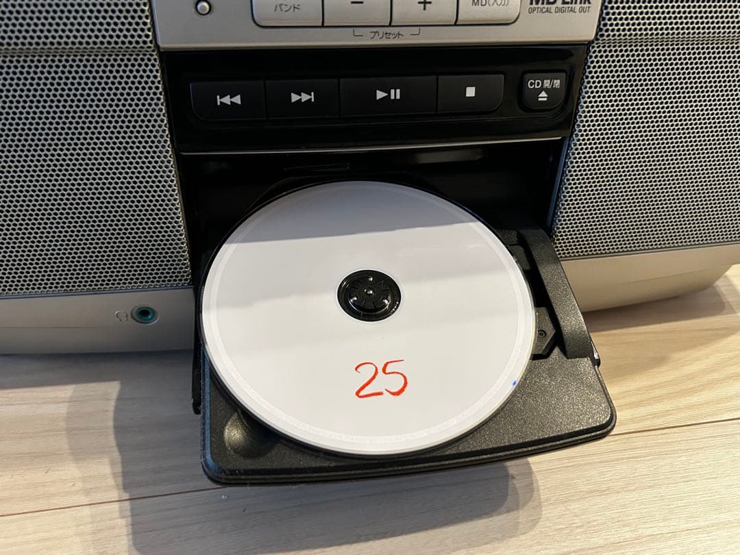 【ジャンク扱い】SONY ZS-D50 Y2K CDラジカセ レトロ家電