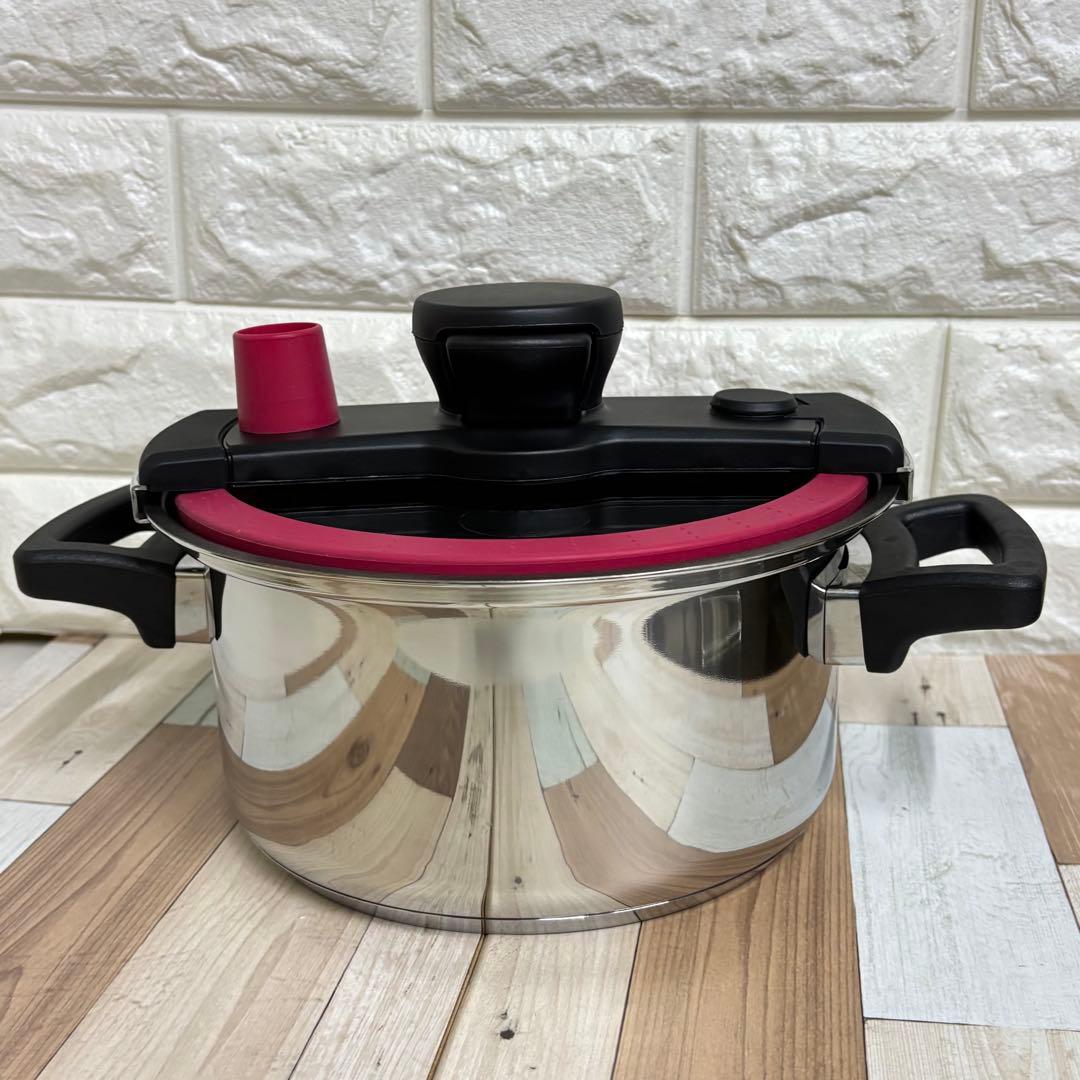 MEYER クイッカークッキング 20CM 3.0L ラズベリー　マイヤー③