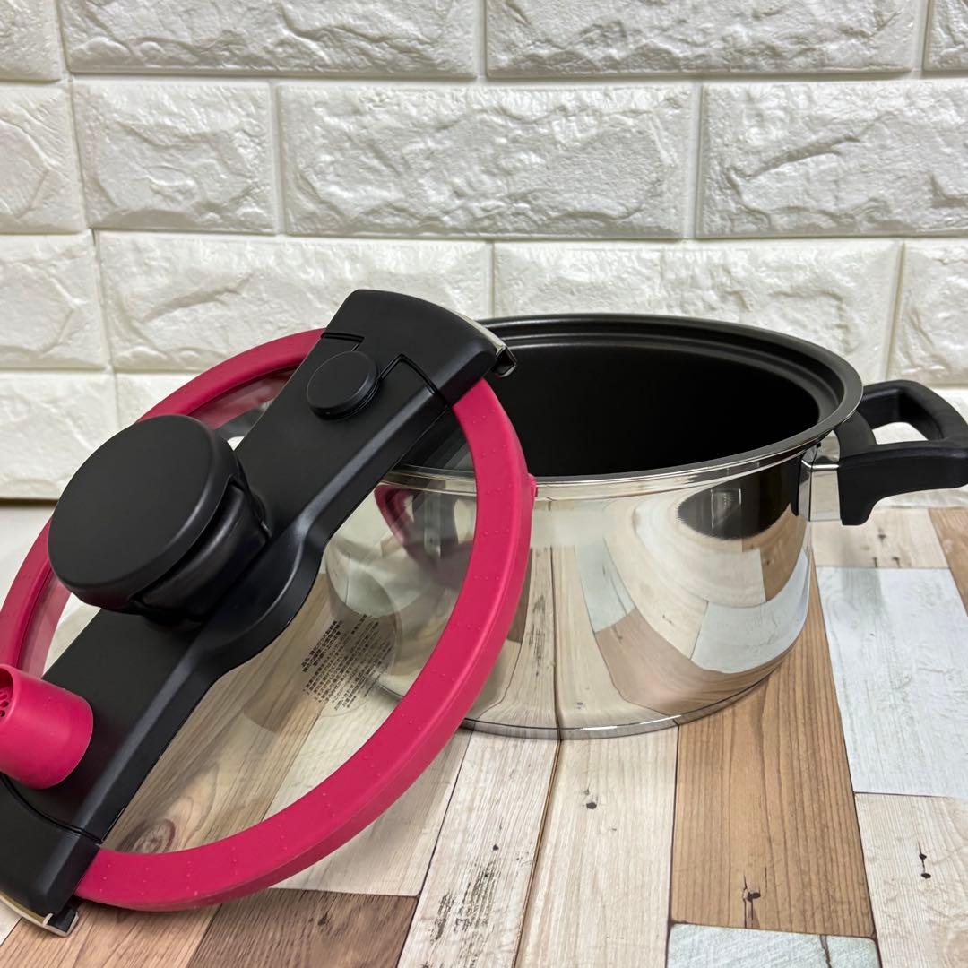 MEYER クイッカークッキング 20CM 3.0L ラズベリー　マイヤー③