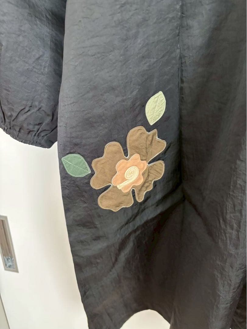 ❗️大特価❗️belpaci ベルパーチ　さえら　花モチーフ　割烹着　エプロン