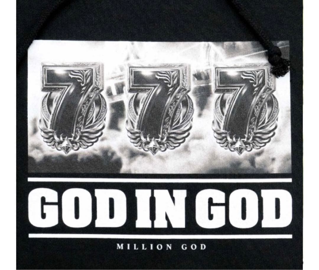 ミリオンゴッド　GOD IN GOD パーカー　Lサイズ