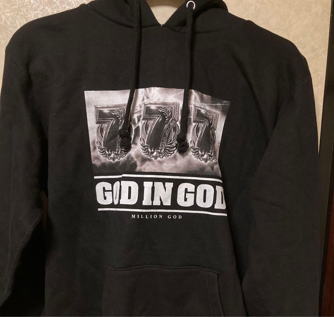 ミリオンゴッド　GOD IN GOD パーカー　Lサイズ