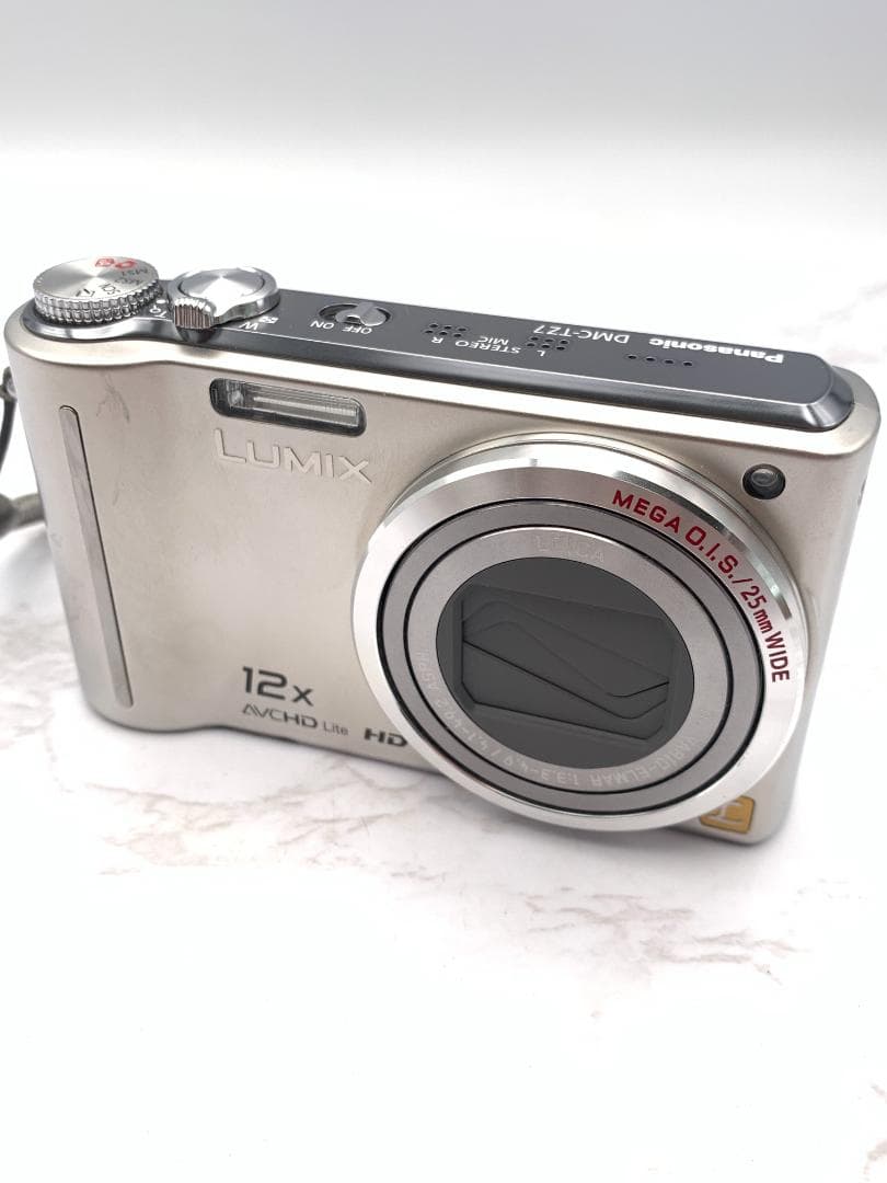 【動作確認済】LUMIX DMC-TZ7 シルバー 12倍ズーム デジタルカメラ