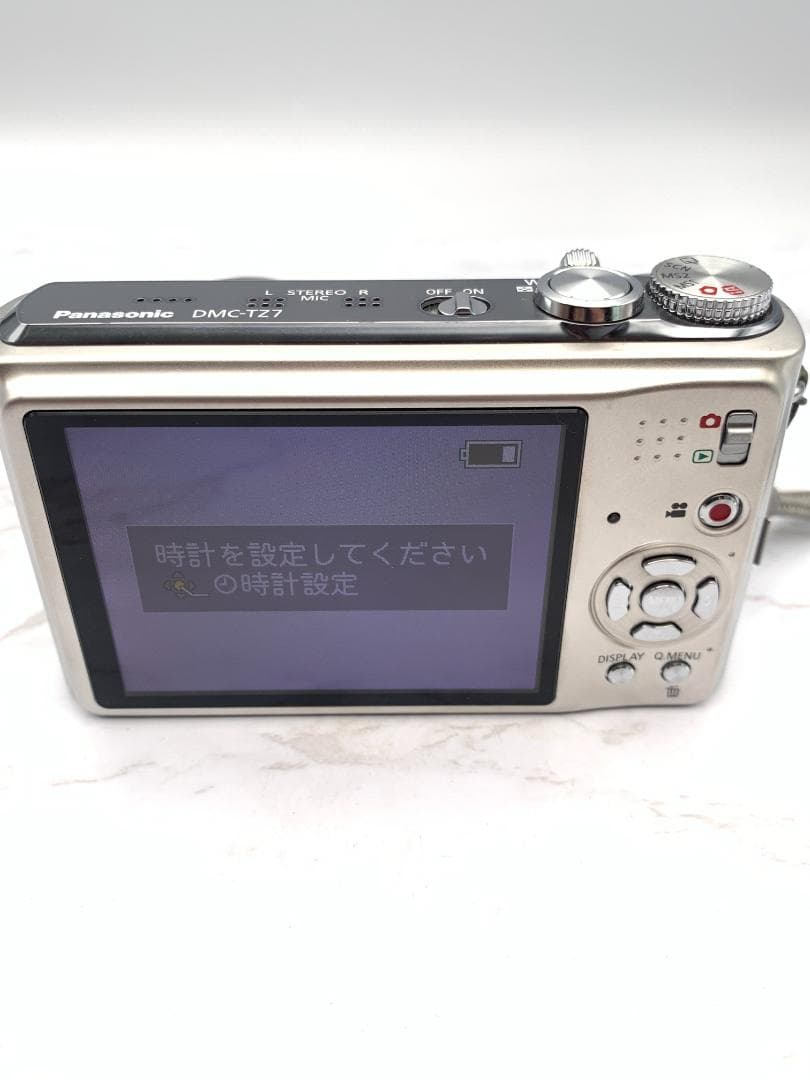 【動作確認済】LUMIX DMC-TZ7 シルバー 12倍ズーム デジタルカメラ
