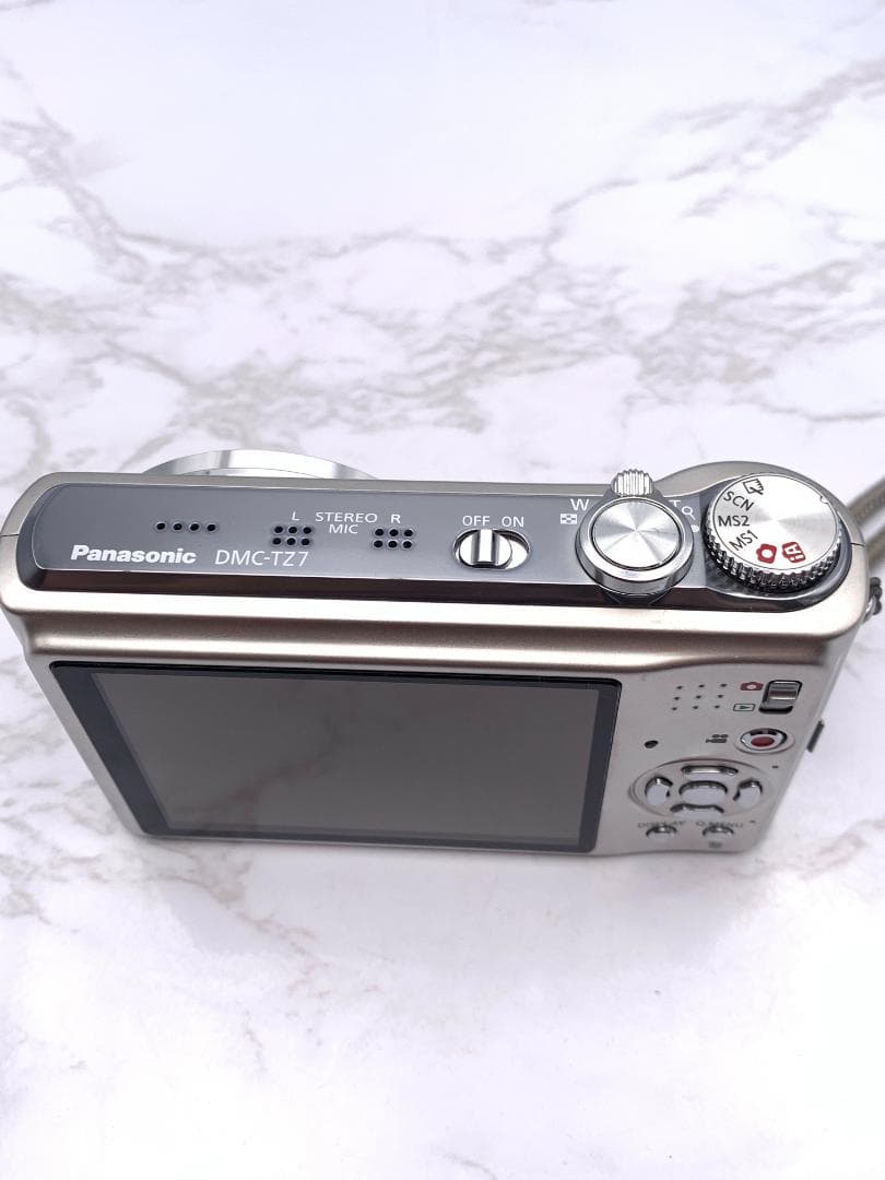 【動作確認済】LUMIX DMC-TZ7 シルバー 12倍ズーム デジタルカメラ