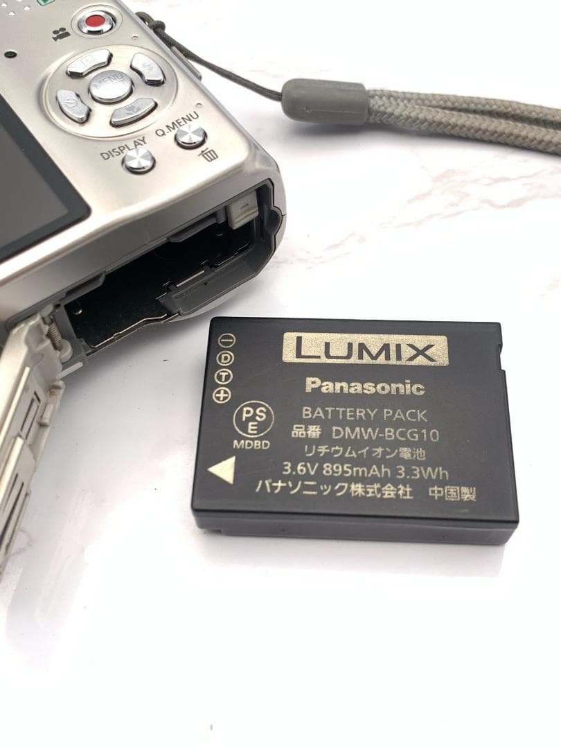 【動作確認済】LUMIX DMC-TZ7 シルバー 12倍ズーム デジタルカメラ