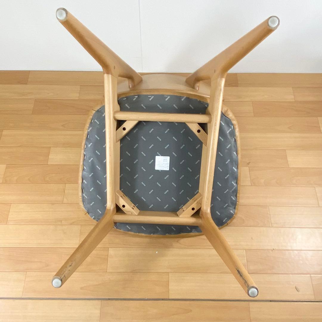 【定価71,170円】QUON プラム グランデ ダイニングチェア 北欧 レザー