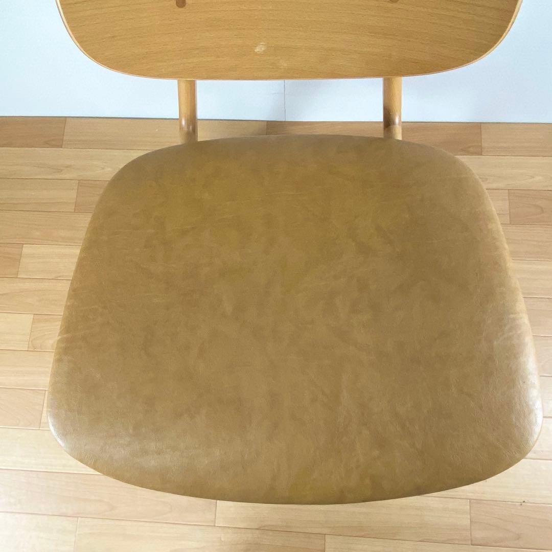 【定価71,170円】QUON プラム グランデ ダイニングチェア 北欧 レザー