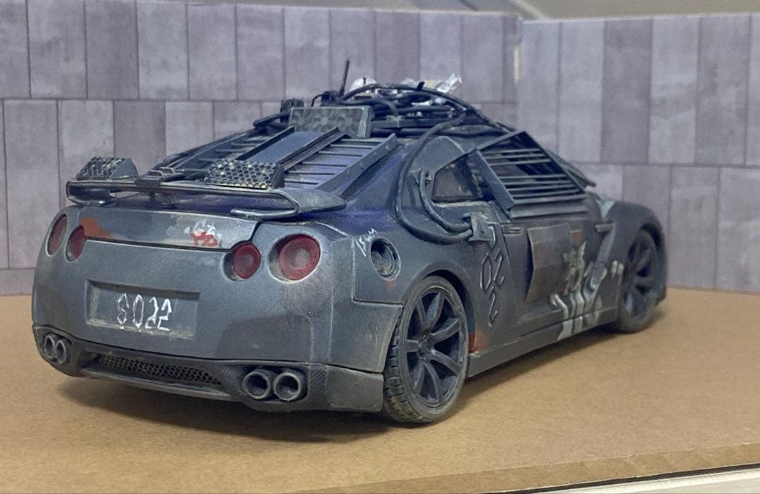 [改造品] 1/18 日産 R35 GT-R 2154(エリジウム)