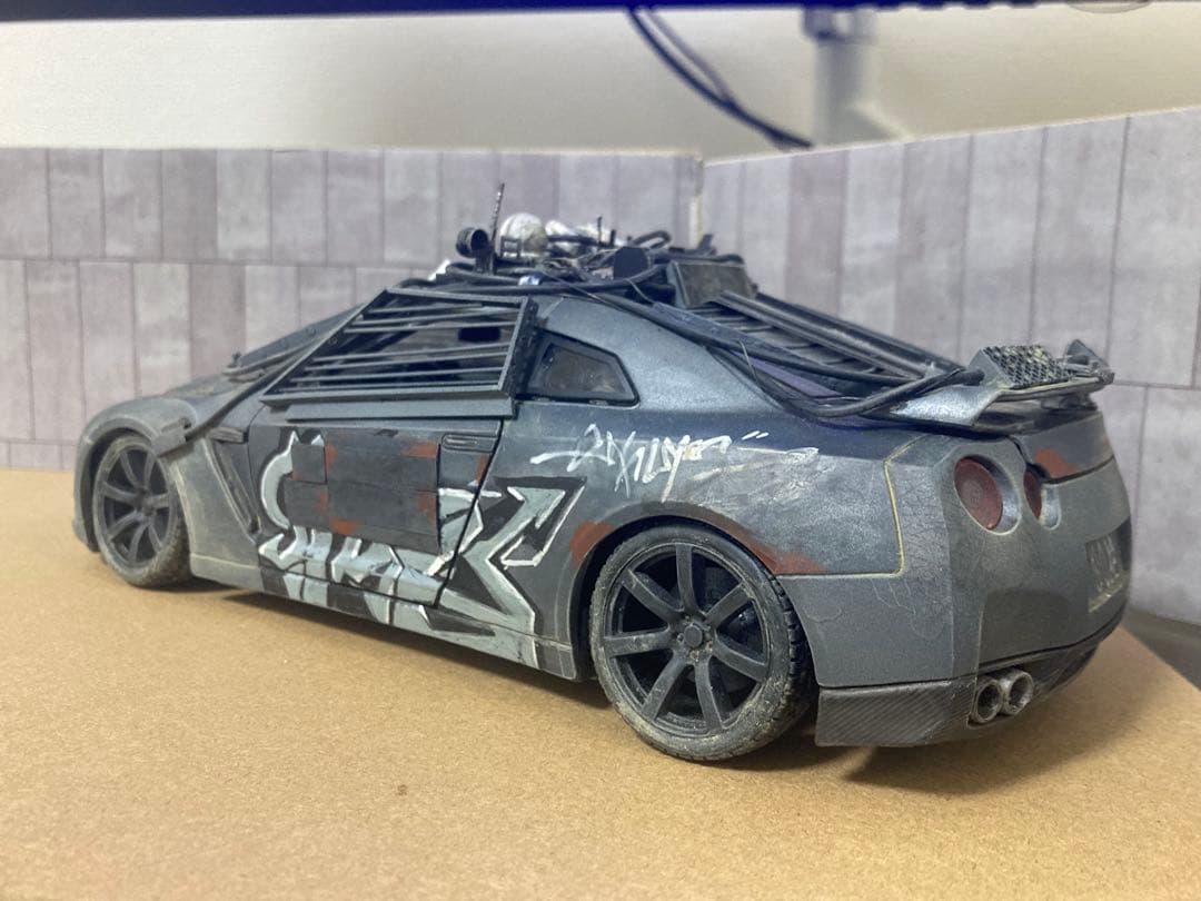 [改造品] 1/18 日産 R35 GT-R 2154(エリジウム)