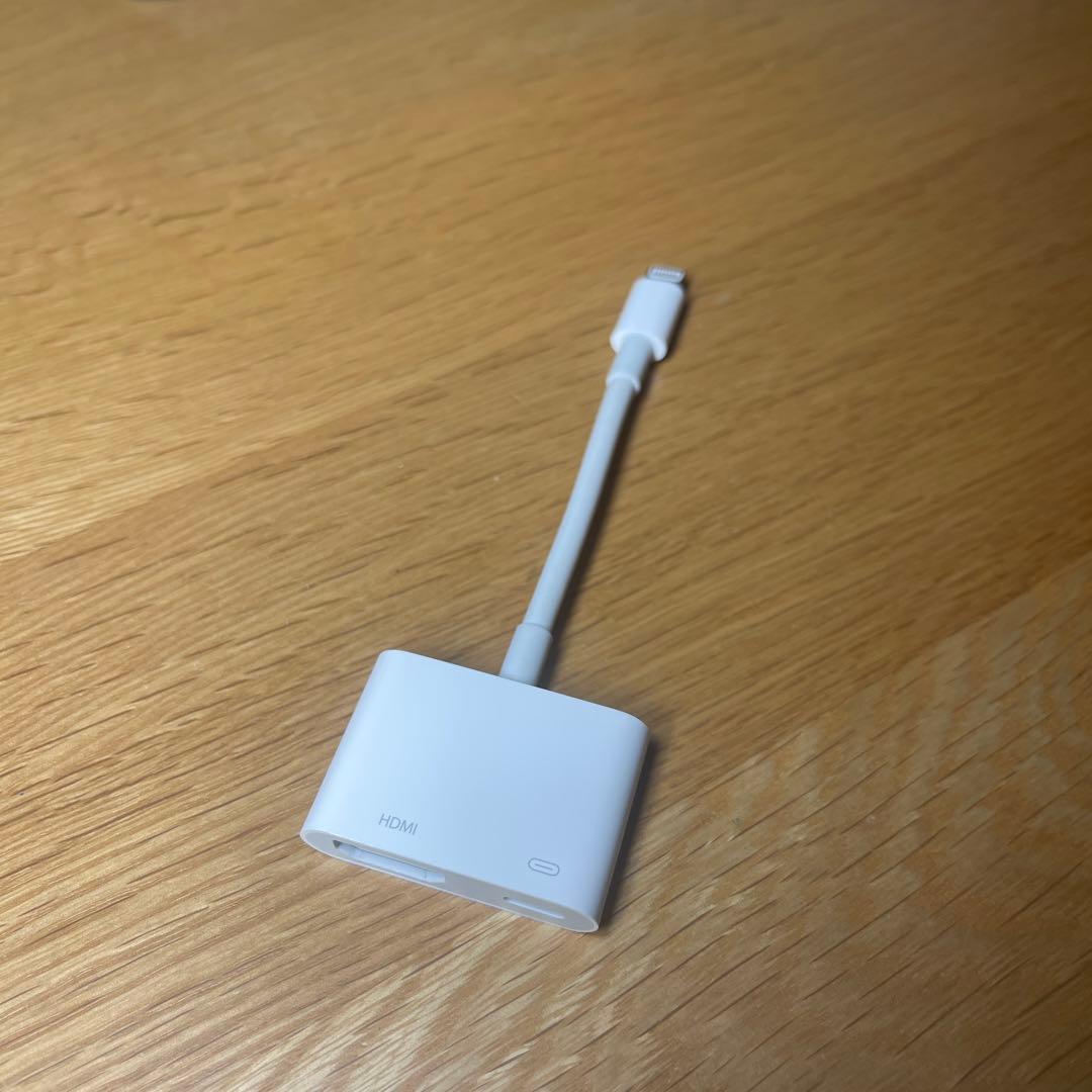 HDMI変換　Apple純正品Lightning変換コネクター