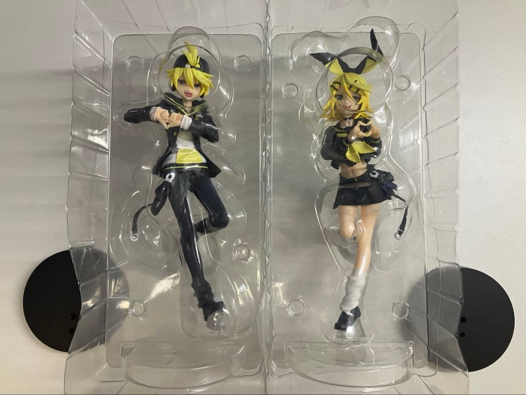 鏡音リン 鏡音レン フィギュア 劣等上等 ポッパレ