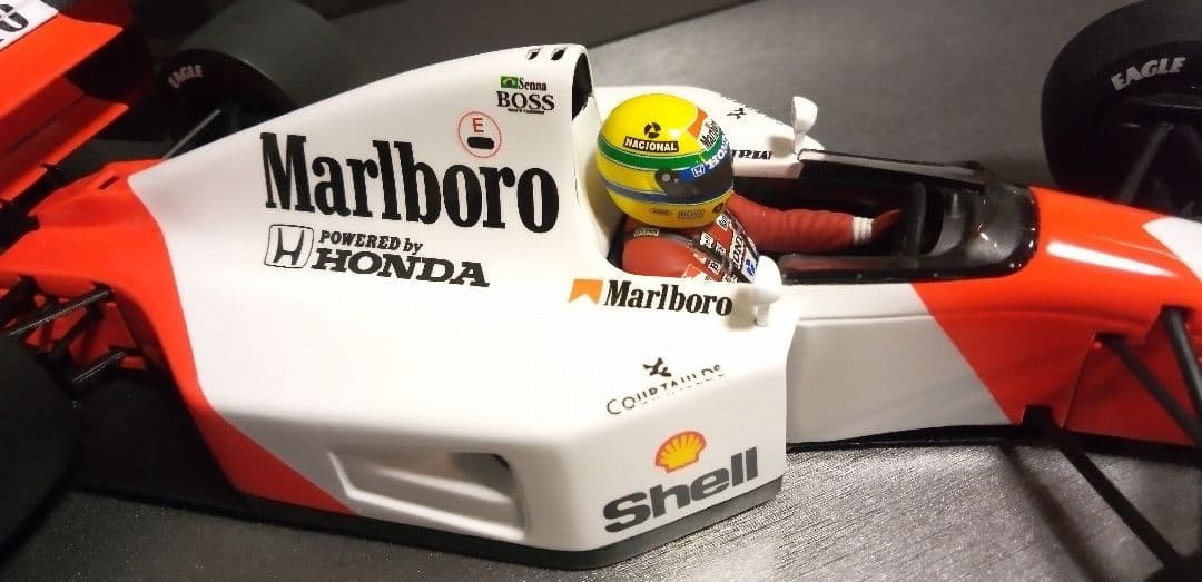 ミニチャンプス 1/18 F1 マクラーレン MP4/7A セナ リペイント