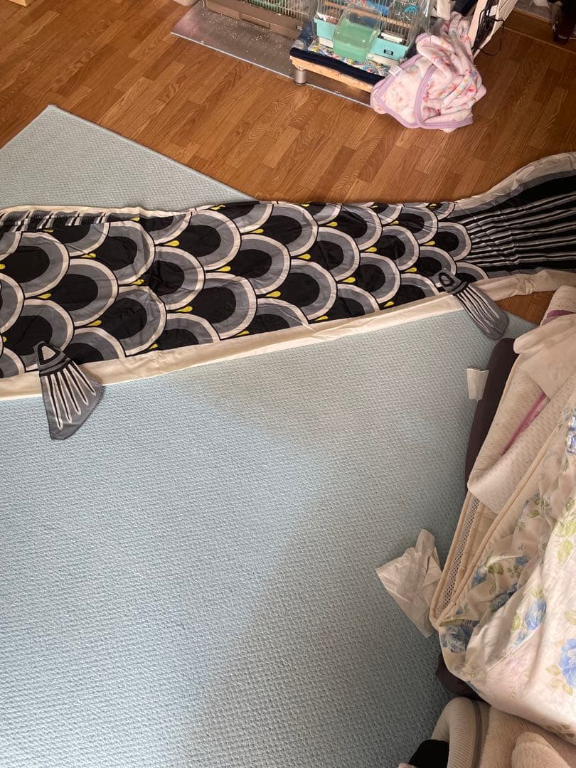 鯉のぼり こいのぼり 吹流し 黒鯉 3.5m 赤鯉 2.5m 3体セット レトロ