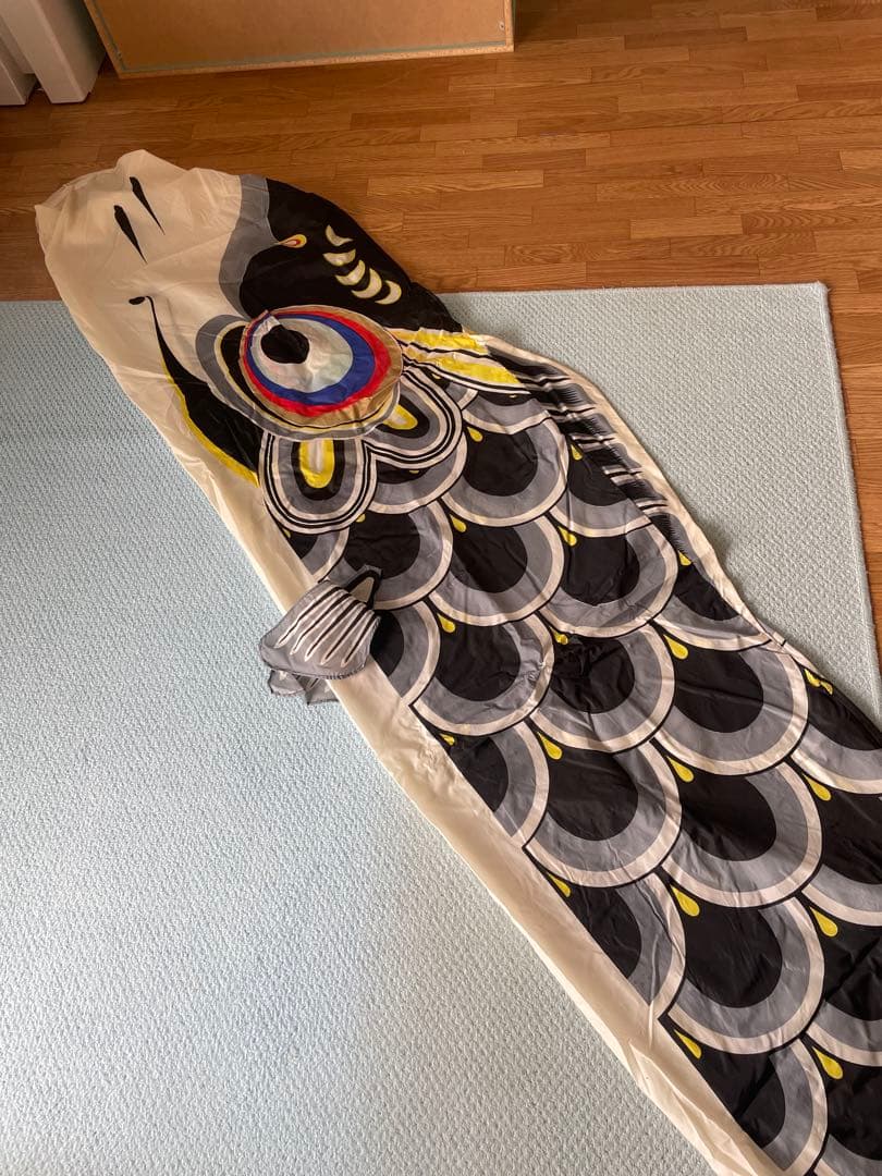 鯉のぼり こいのぼり 吹流し 黒鯉 3.5m 赤鯉 2.5m 3体セット レトロ