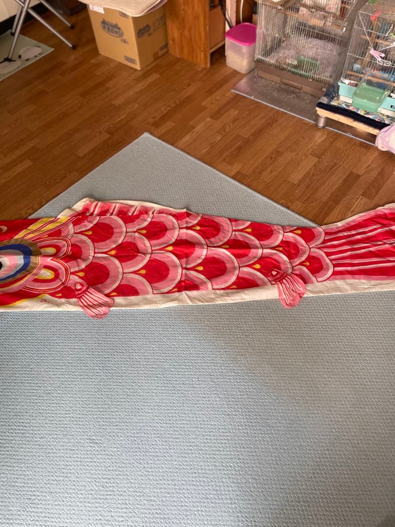 鯉のぼり こいのぼり 吹流し 黒鯉 3.5m 赤鯉 2.5m 3体セット レトロ