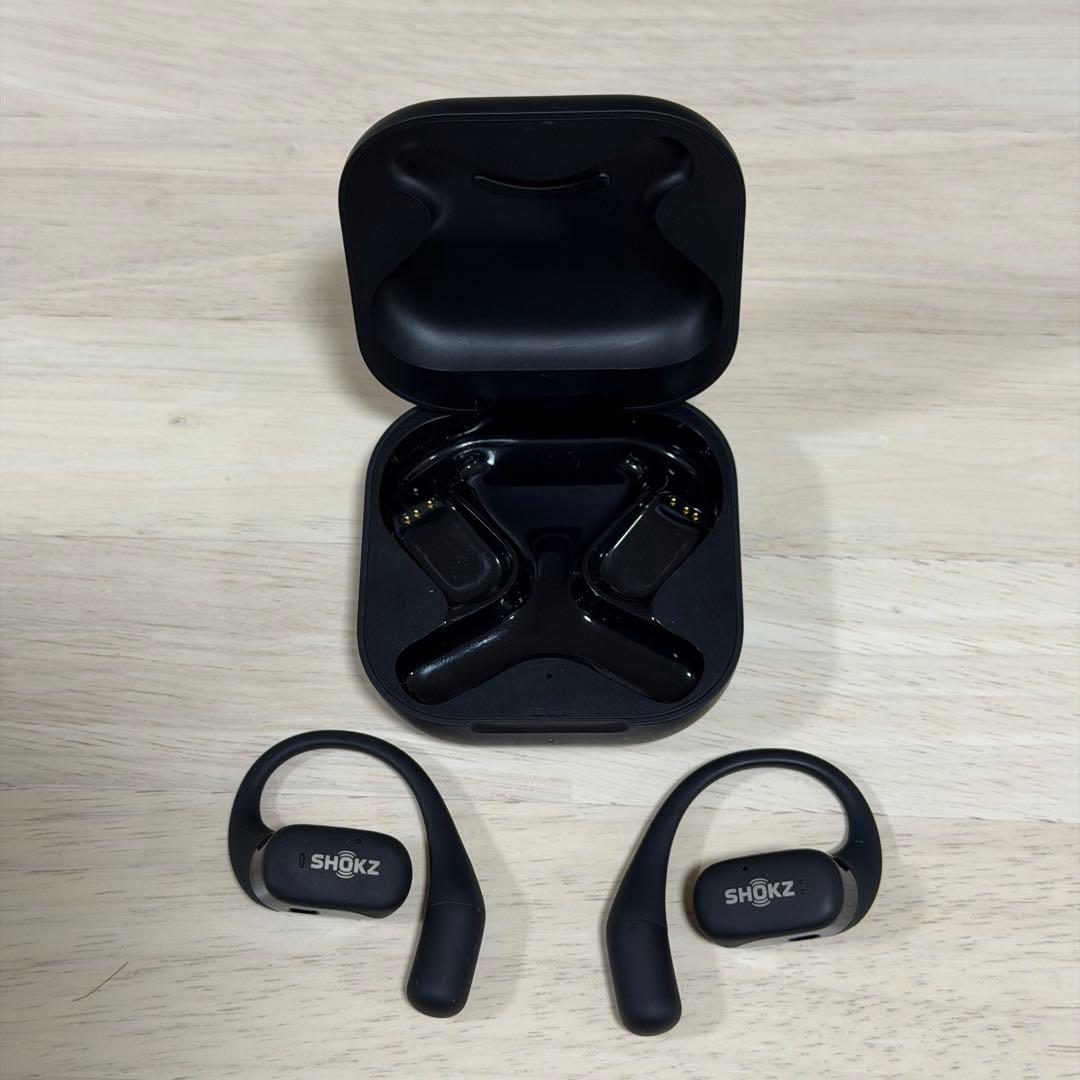 SHOKZ OPENFIT ブラック イヤフォン