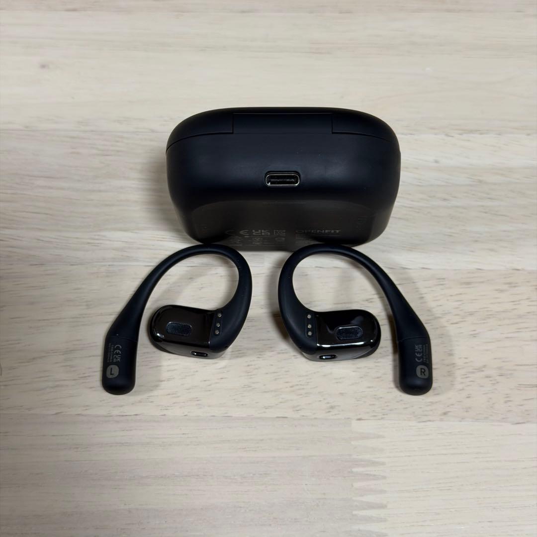 SHOKZ OPENFIT ブラック イヤフォン