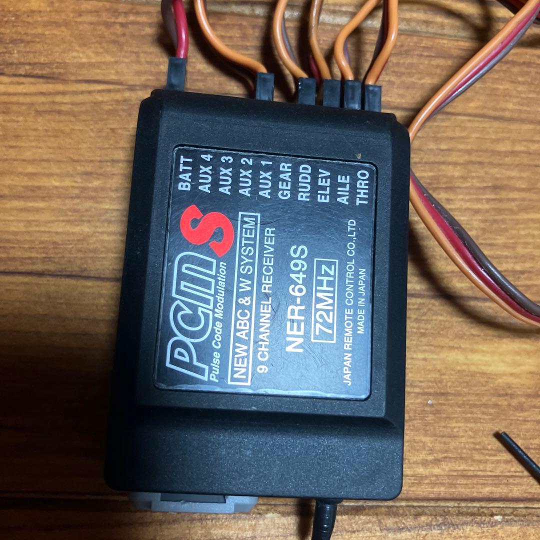 JRサーボNES-511 4個セット＆RX NER-649S 72MHz 18番