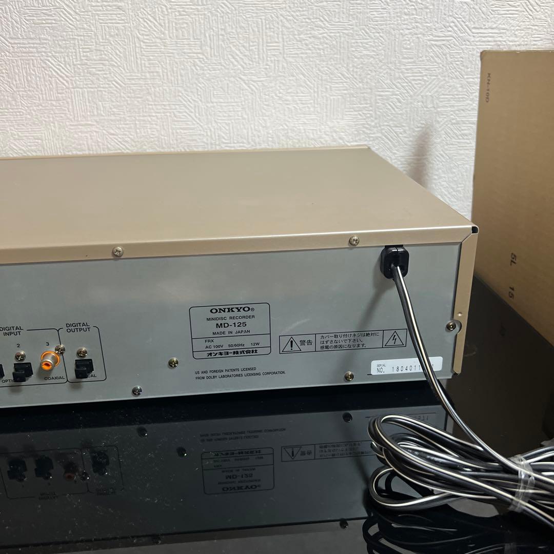「メンテ済み」ONKYO ミニディスクレコーダー MD-125