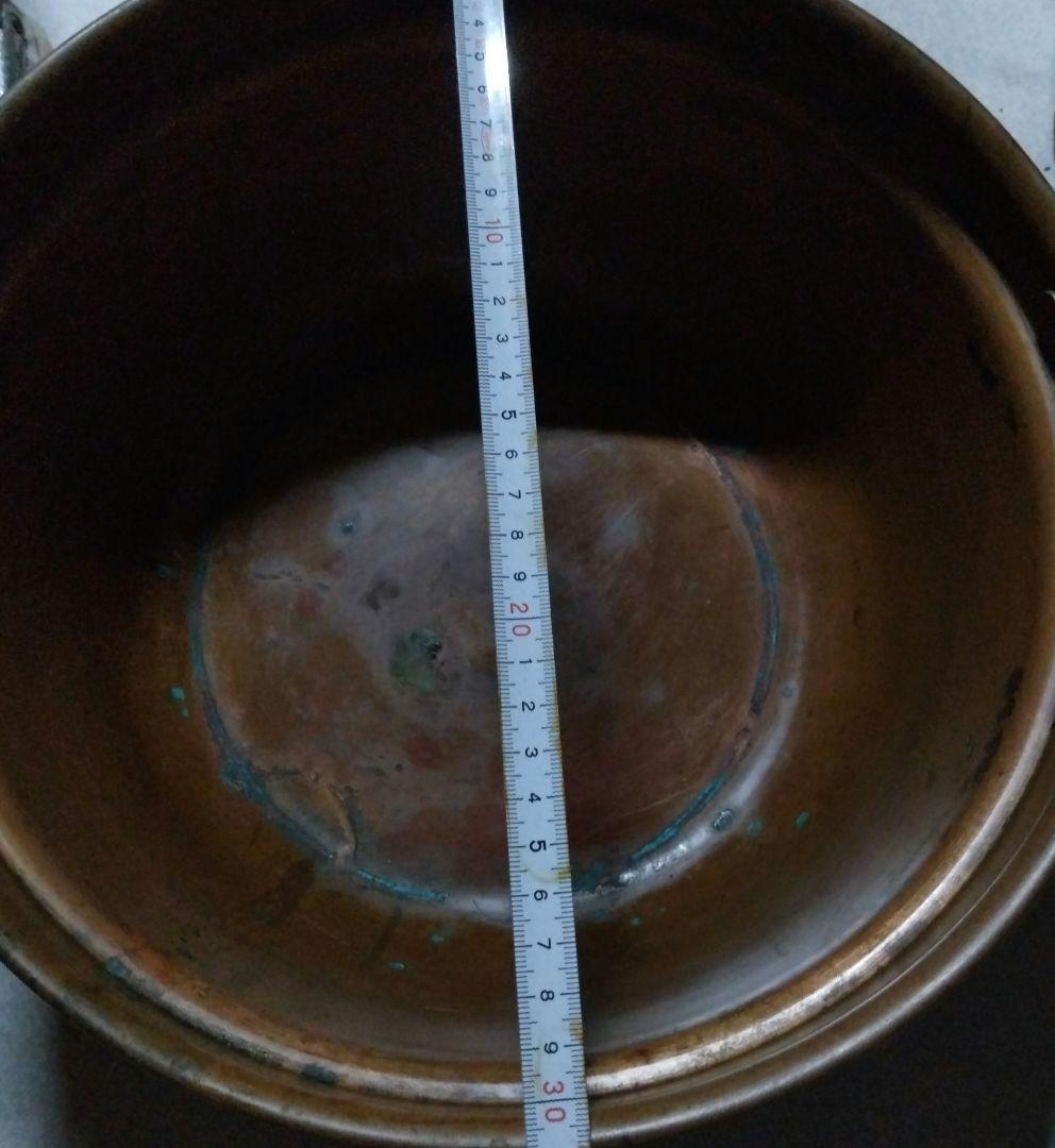 銅製調理鍋　純銅製 銅鍋 山菜鍋　30型