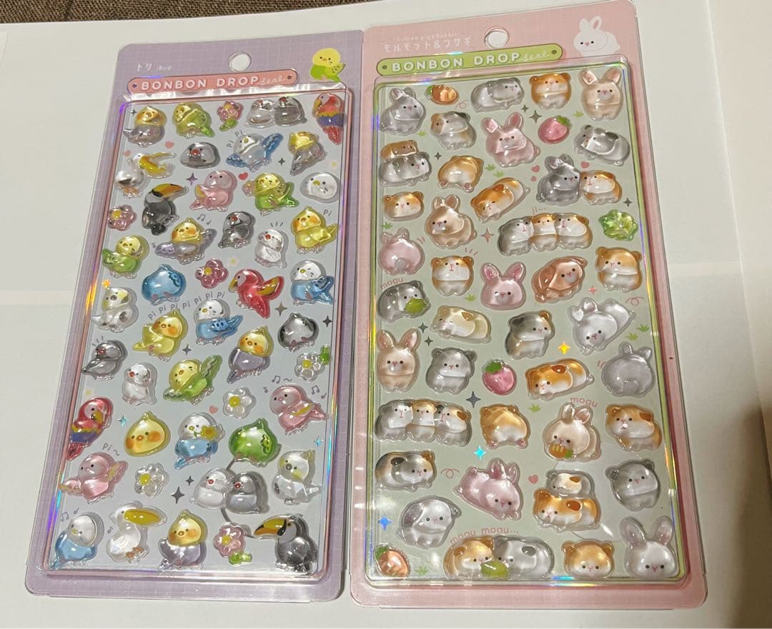 【正規品】ボンボンドロップシール　ボンドロ　とり　モルモット&うさぎ