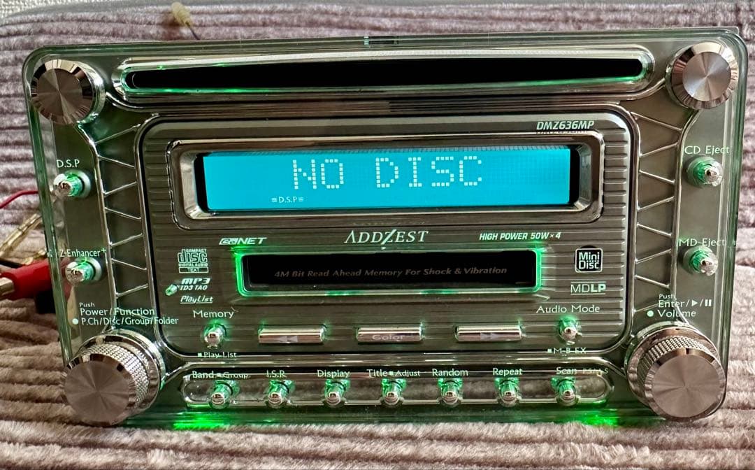 通電確認済　ADDZEST DMZ636MP 2DINデッキ　クラリオン