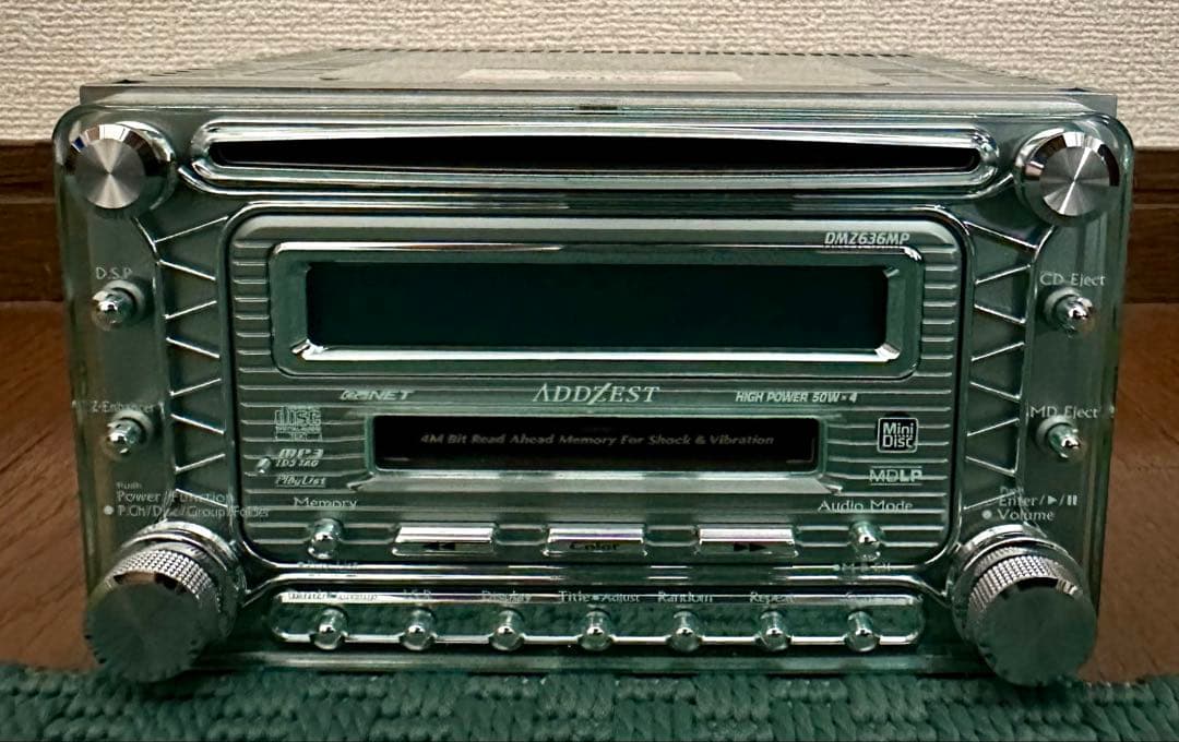 通電確認済　ADDZEST DMZ636MP 2DINデッキ　クラリオン