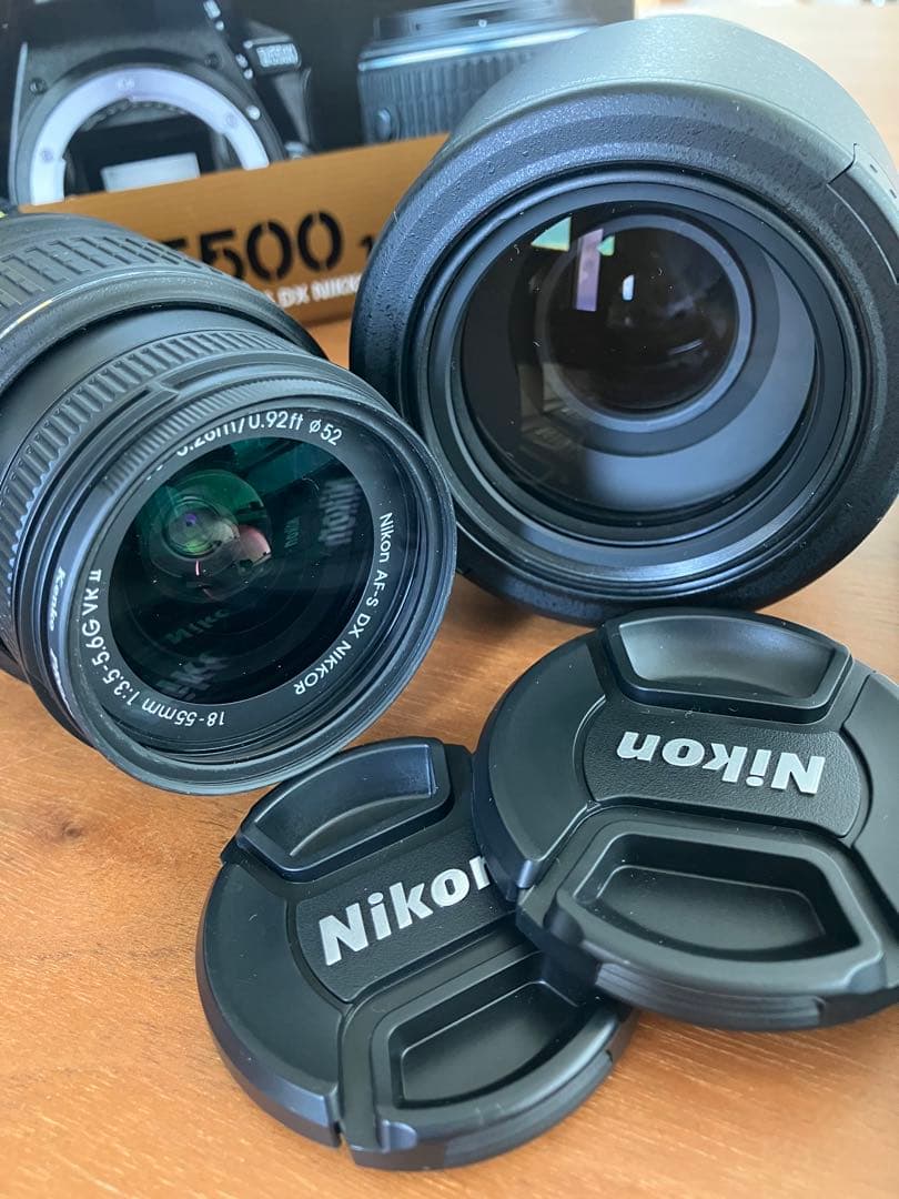 Nikon D5500 ダブルズームキット　美品　デジタル一眼レフ