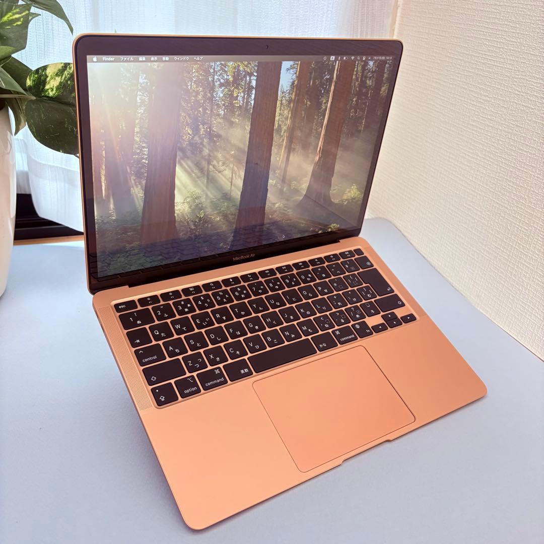 【美品】MacBook Air M1チップ搭載 13ゴールドピンク（2020)
