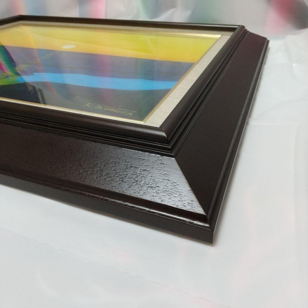 夏特価☆原画　【海の日の出】　谷村　一男　直筆サイン入り