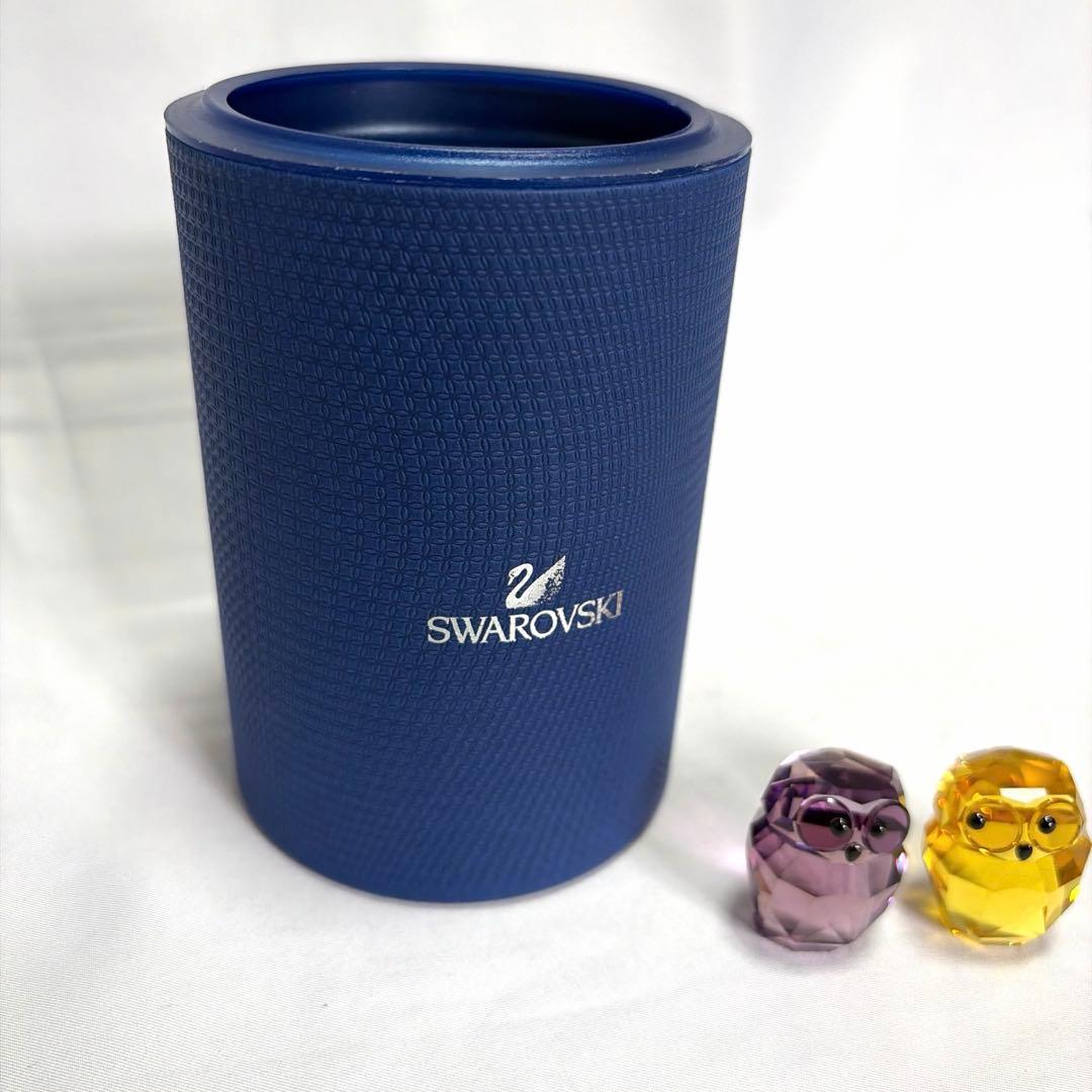 未使用　Swarovski スワロフスキー フクロウ　お着物　レア　限定品　箱付