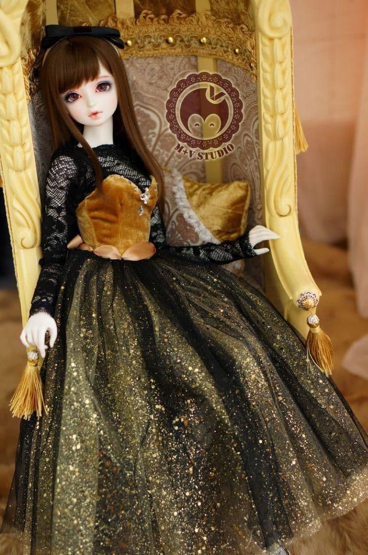 H72 BJD 1/3 ドール 衣装　ワンピース　衣装のみ　ハンドメイド