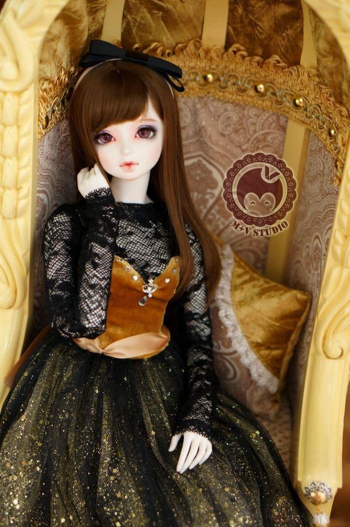 H72 BJD 1/3 ドール 衣装　ワンピース　衣装のみ　ハンドメイド