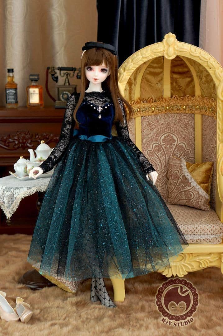 H72 BJD 1/3 ドール 衣装　ワンピース　衣装のみ　ハンドメイド